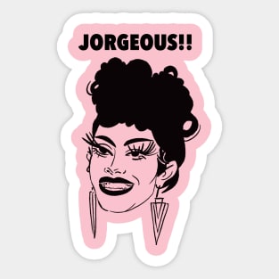 JORGEOUS Sticker